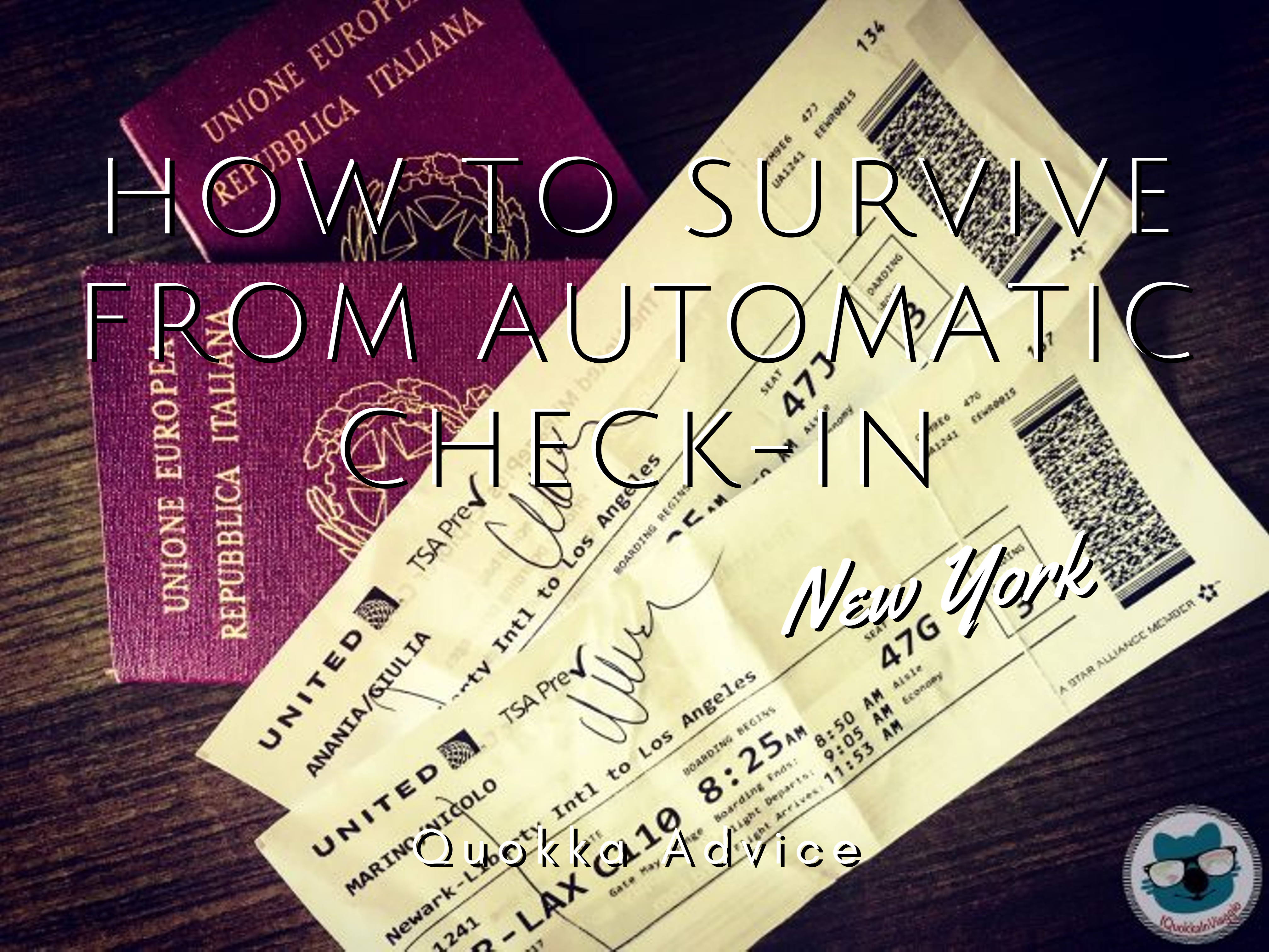 How to Survive from Automatic Check-In