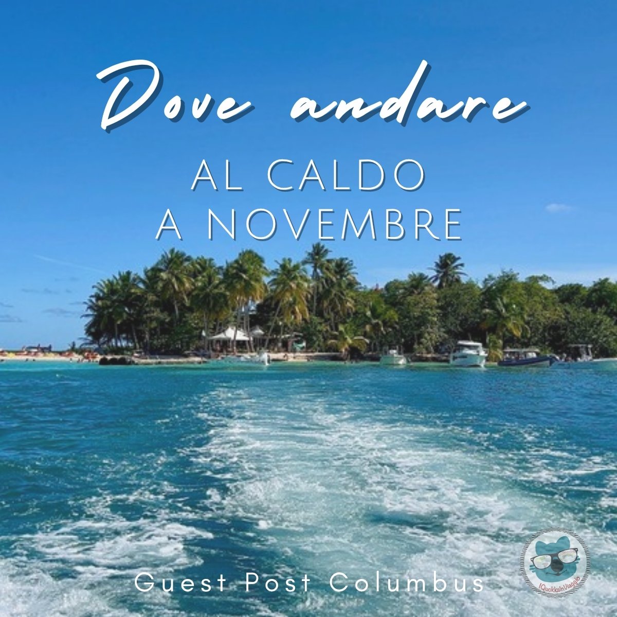 Dove andare al caldo a novembre: Ilet du Gosier visto dal mare, Guadalupa